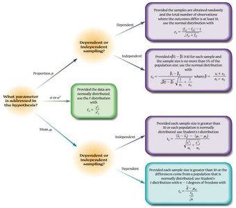 Flowchart for choosing inference method