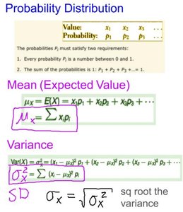 Binomial random variables and formula
