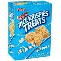 Rice Krispies Treats box, illustrating the sampling context