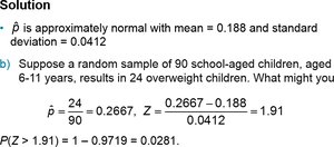 Probability calculation for unusual sample proportion