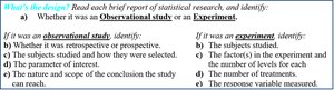Checklist for identifying observational studies and experiments (duplicate)