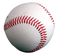 Baseball with red laces