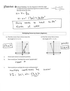 Multiplying vectors by scalars